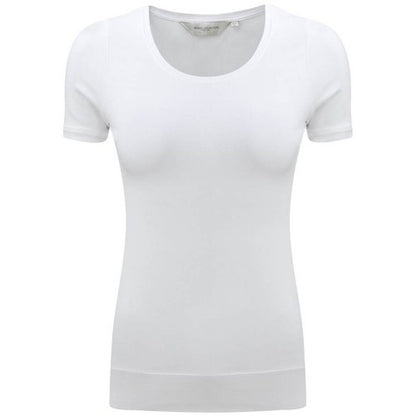 Front - Russell Collection Ladies/Womens Short Sleeve Strech Top