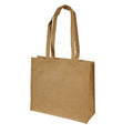 Front - Shugon Calcutta Long Handle Jute Shopper Bag (20 Litres)
