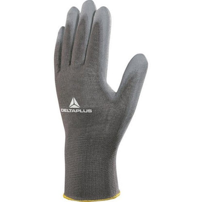 Front - Delta Plus Knitted Polyester Work Safety Gloves