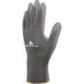 Front - Delta Plus Knitted Polyester Work Safety Gloves