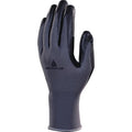 Front - Delta Plus Knitted Polyester Work Safety Gloves
