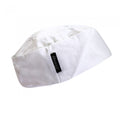 Front - Dennys Ladies/Womens White Skull Cap / Chefswear Caps & Hats  (Pack of 2)