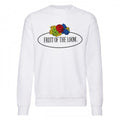 Front - Fruit of the Loom Mens Vintage Big Logo Set-in Sweatshirt