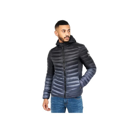 Front - Crosshatch Mens Rawfade Padded Jacket