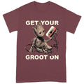 Front - Guardians Of The Galaxy 2 Unisex Adult Get Your Groot On T-Shirt