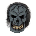 Front - Bristol Novelty Unisex Adults Skull Mask With Hair