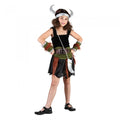 Front - Bristol Novelty Childrens/Girls Viking Girl Costume