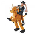 Front - Bristol Novelty Unisex Adults Step In Bull Costume