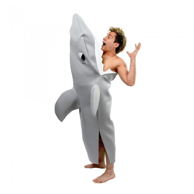Front - Bristol Novelty Unisex Adults Shark Bite Costume