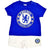 Front - Chelsea FC Baby Shorts And Tee Sleep Set