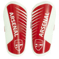 Front - Arsenal FC Childrens/Kids Spiked Slip-In Shin Guards