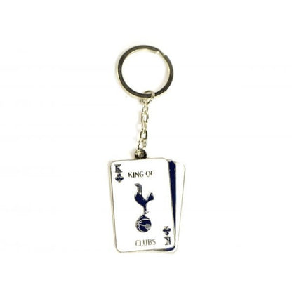 Navy Blue - Front - Tottenham Hotspur FC Playing Card Keyring