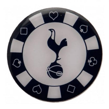 Navy Blue-White - Front - Tottenham Hotspur FC Poker Chip Badge