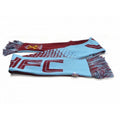 Front - West Ham FC Official Football Jacquard Fade Design Scarf
