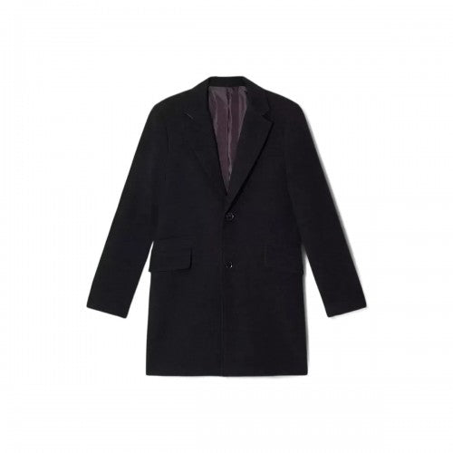 Front - Burton Mens Wool Effect Overcoat