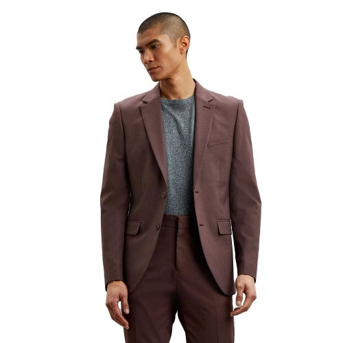 Front - Burton Mens Slim Suit Jacket