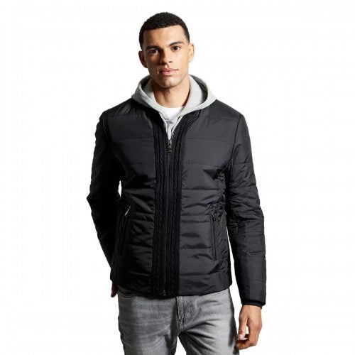 Front - Burton Mens Ribbed Collar Bomber Jacket