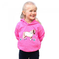 Front - British Country Collection Childrens/Kids Flora Pony Hoodie