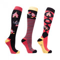 Front - Hy Womens/Ladies Rhianna Circus Socks Set (Pack of 3)