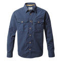 Front - Craghoppers Mens Kiwi Ripstop Long Sleeve Shirt