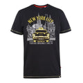 Front - Duke Mens Wingmore D555 New York Taxi T-Shirt