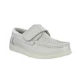 Front - Dek Unisex Adult Touch Fastening Leather Bowling Shoes