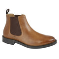 Front - Roamers Mens Twin Gusset Leather Dealer Boots
