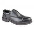 Front - Grafters Mens Uniform Fully Composite Non-Metal Safety Oxford Shoes