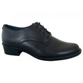 Front - Grafters Womens/Ladies Plain 4 Eye Uniform Shoe