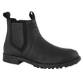 Front - Roamers Mens Leather Twin Gusset Ankle Boot