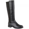 Front - Cipriata Womens/Ladies Rachela Elasticated Calf High Leg Boot
