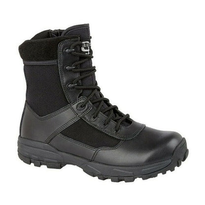 Front - Grafters Mens Leather Combat Boots
