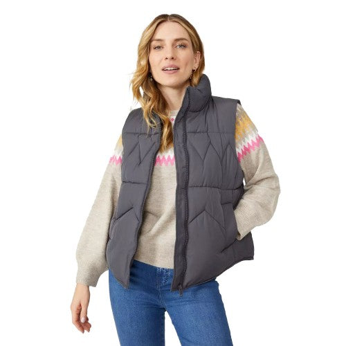 Front - Mantaray Womens/Ladies Padded Gilet