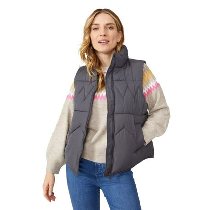 Front - Mantaray Womens/Ladies Padded Gilet