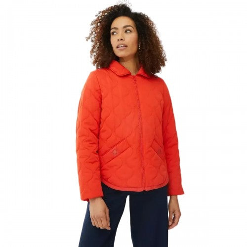 Front - Maine Womens/Ladies Quilted Curved Hem Jacket