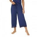 Front - Debenhams Womens/Ladies Viscose Lace Pyjama Bottoms