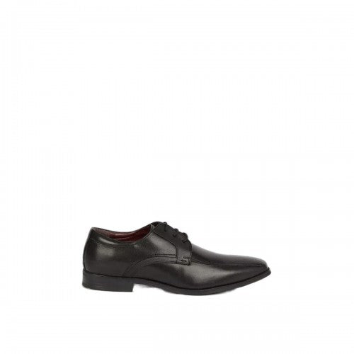 Front - RedTape Mens Hutton Tramline Leather Derby Shoes