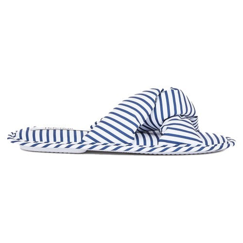 Front - Debenhams Womens/Ladies Stripe Twisted Slippers