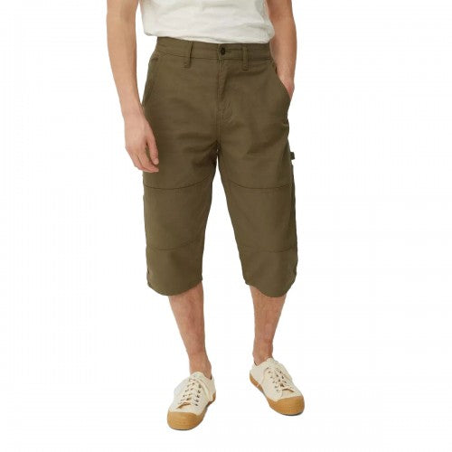 Front - Mantaray Mens Slub 3/4 Shorts