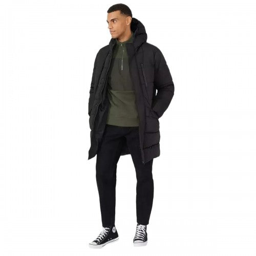 Front - Red Herring Mens Longline Padded Jacket