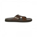 Front - Mantaray Mens Instow Crossover Leather Sandals