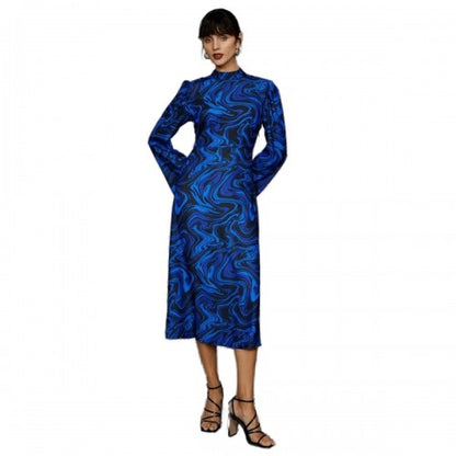 Front - Principles Womens/Ladies Swirl Flute Midi Dress