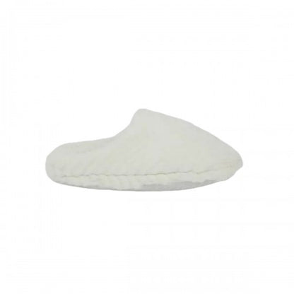 Front - Debenhams Womens/Ladies Chevron Fluffy Slippers