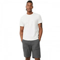 Front - Mantaray Mens Slub Textured Cargo Shorts