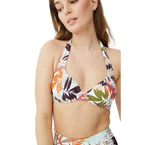 Debenhams Womens/Ladies Home Rituals Printed Underwired Bikini Top