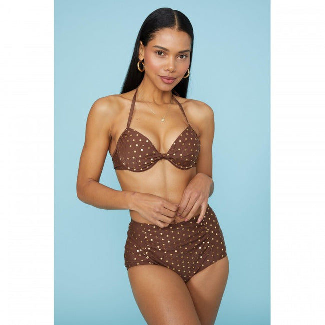 Debenhams Womens/Ladies Spotted Bikini Top Discounts on great Brands