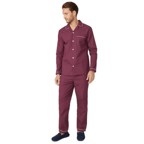 Debenhams Mens Printed Woven Pyjama Set Discounts on great Brands