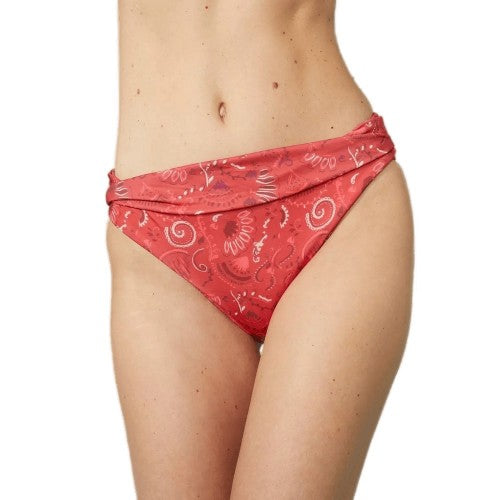 Front - Mantaray Womens/Ladies Paisley Bikini Bottoms