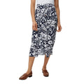 Front - Maine Womens/Ladies Floral Button-Down Midi Skirt