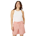 Front - Mantaray Womens/Ladies Chambray Waist Tie Shorts
